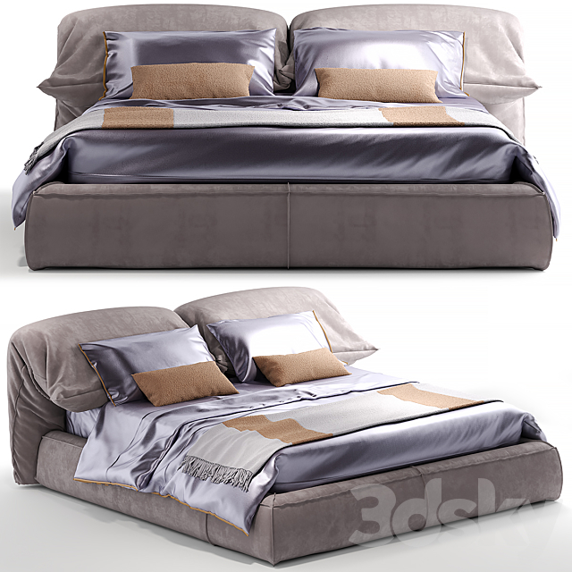 Bed baxter Casablanca 3DSMax File - thumbnail 1