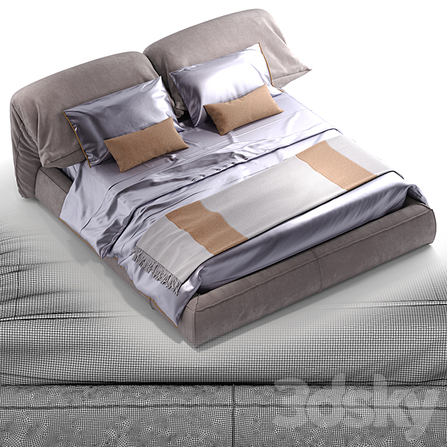 Bed baxter Casablanca 3DSMax File - thumbnail 3