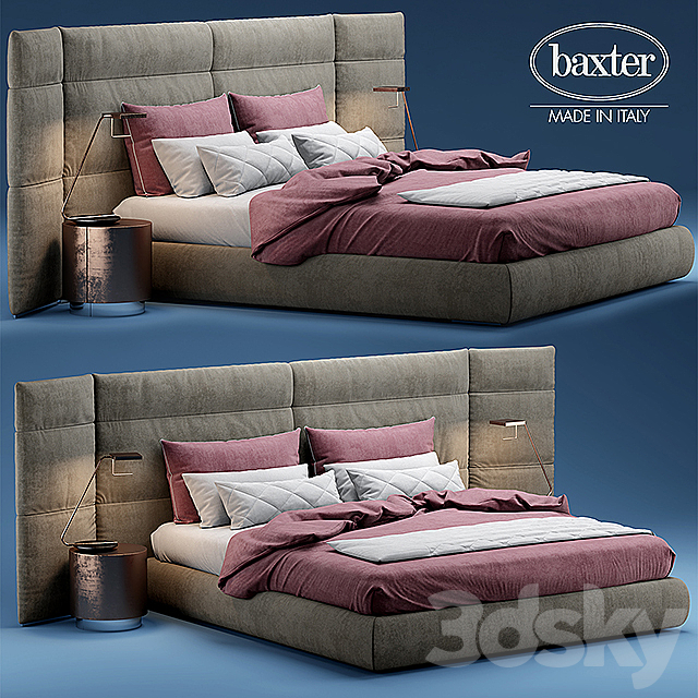 Bed BAXTER COUCHE EXTRA 3DSMax File - thumbnail 1