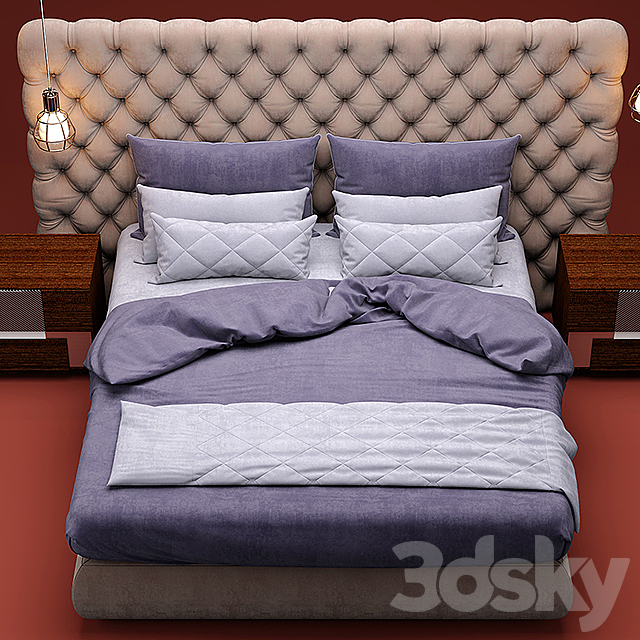 Bed baxter HEAVEN Ottoperotto 3DSMax File - thumbnail 2