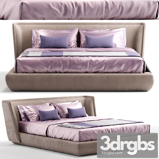 Bed baxter metropolis plain 2 3dsmax Download - thumbnail 1