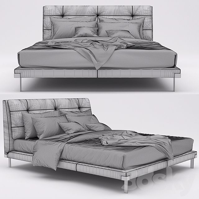 Bed Baxter Viktor 3DSMax File - thumbnail 3