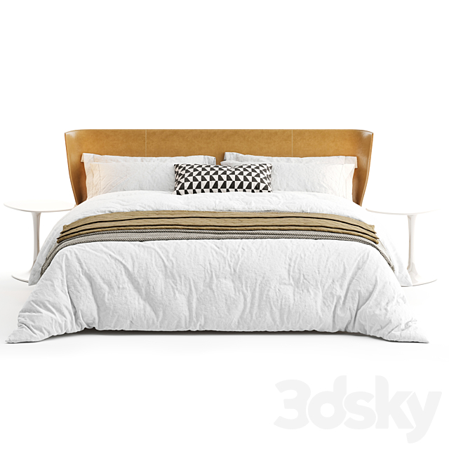 Bed B&B Italia Alys 3DS Max Model - thumbnail 3