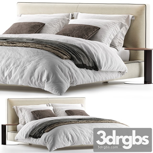 Bed b&b italia richard 2 3dsmax Download - thumbnail 1