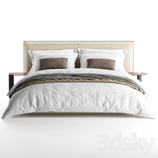 Bed B&B Italia Richard 3DSMax File - thumbnail 3