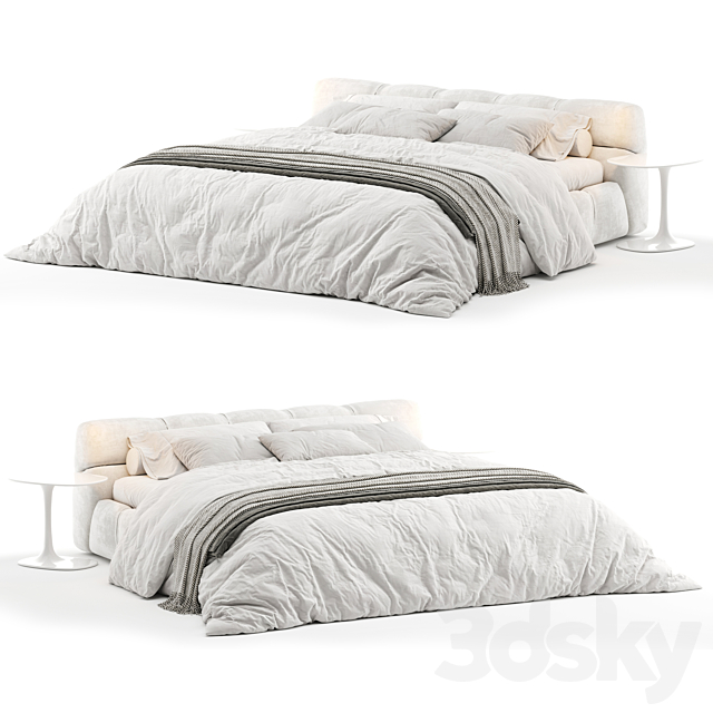 Bed B&B Italia Tufty 3DSMax File - thumbnail 2