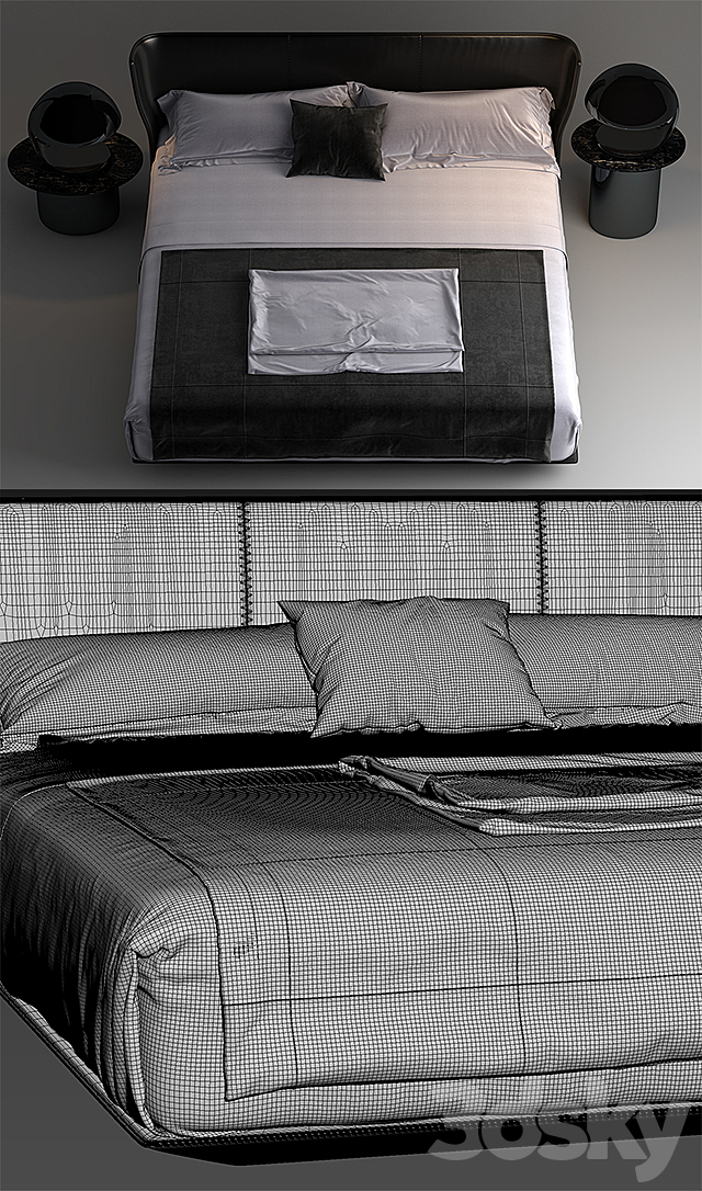 Bed bebitalia alys 3DSMax File - thumbnail 3