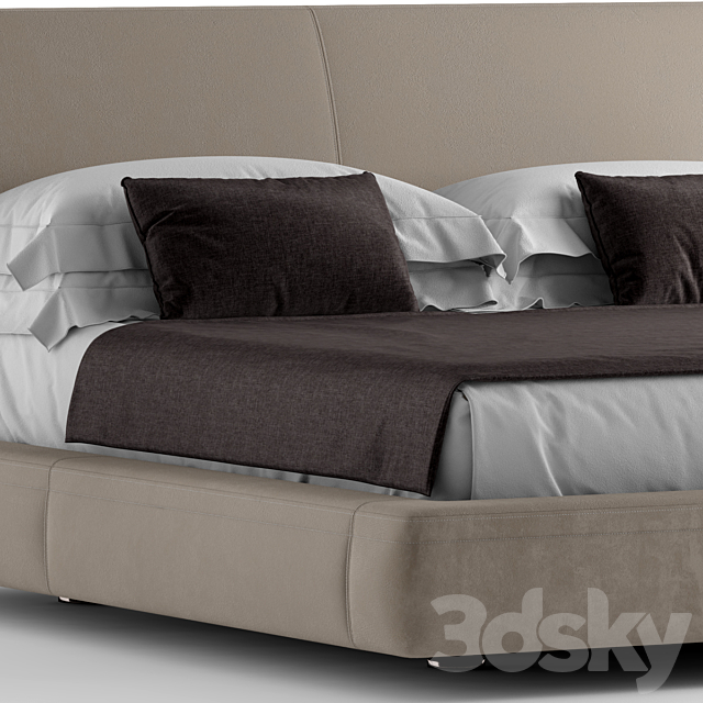 Bed bebitalia Richard 3DS Max Model - thumbnail 2