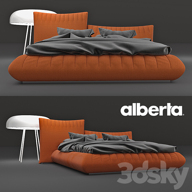 Bed Bellavita Letto Alberta Salotti 3ds Max - thumbnail 1