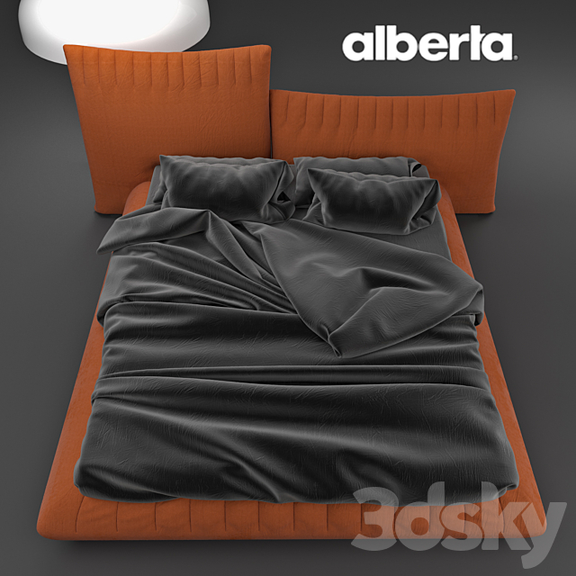 Bed Bellavita Letto Alberta Salotti 3ds Max - thumbnail 3