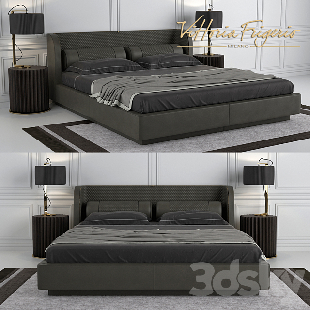 Bed Bellini vittoria frigerio 3DSMax File - thumbnail 1