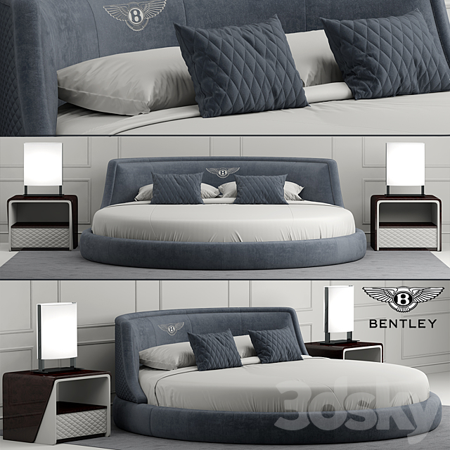 Bed bentley avebury bed 3DSMax File - thumbnail 1