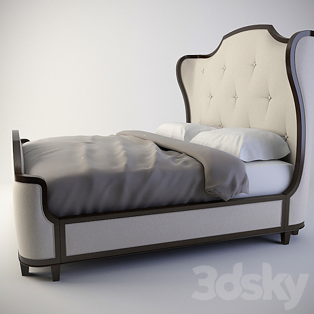 Bed Bernhardt Miramont (360-H63-F63-R63) 3DSMax File - thumbnail 2