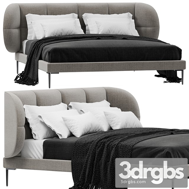 Bed boconcept oxford 2 3dsmax Download - thumbnail 1