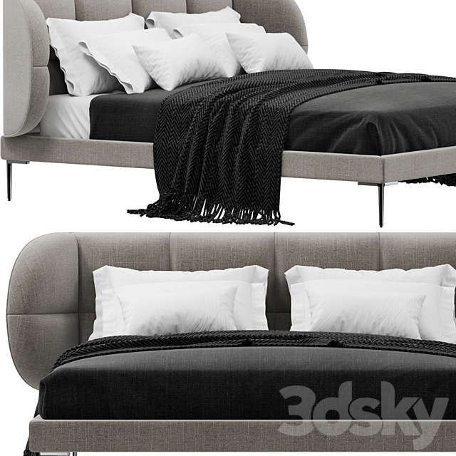 Bed Boconcept OXFORD 3DSMax File - thumbnail 4