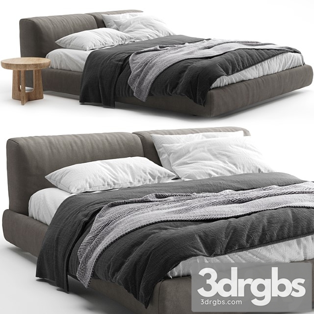 Bed bolton poliform 2 3dsmax Download - thumbnail 1