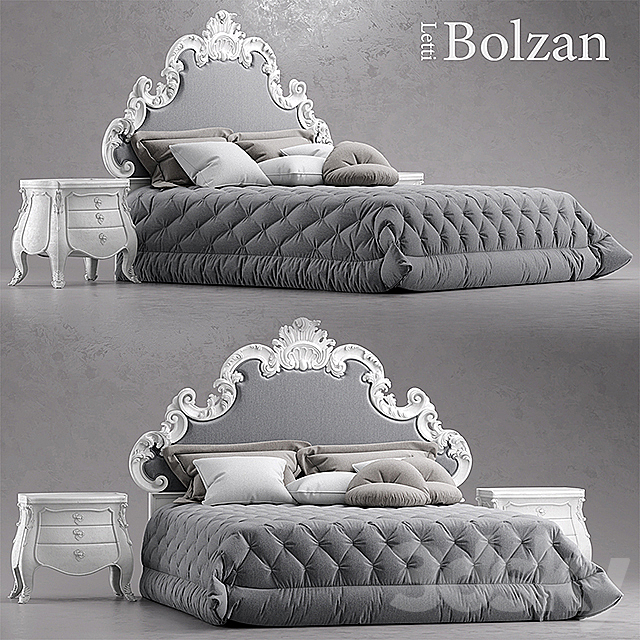 Bed Bolzan Letti FLORENCE CHIC 3DSMax File - thumbnail 1