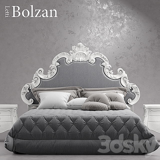 Bed Bolzan Letti FLORENCE CHIC 3DSMax File - thumbnail 2