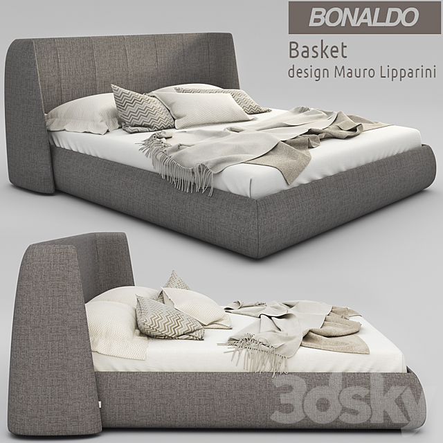 Bed BONALDO BASKET 3DSMax File - thumbnail 1