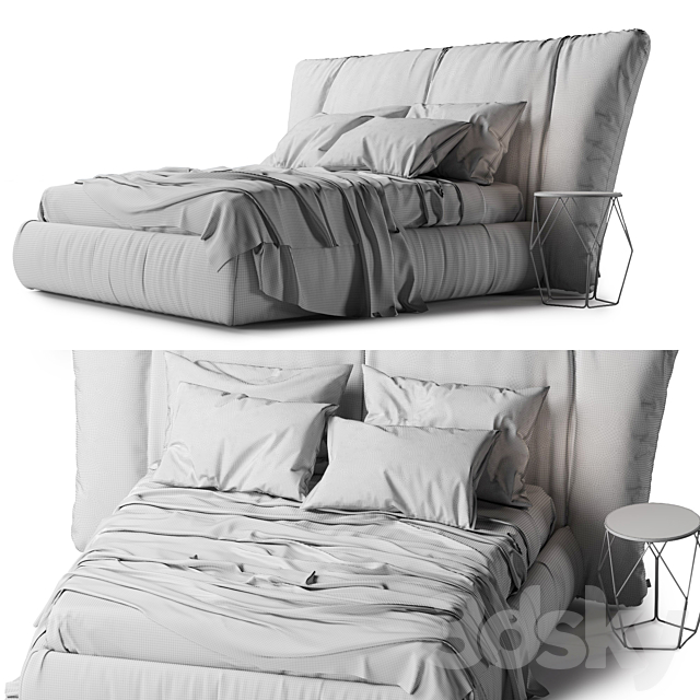 Bed Bonaldo Youniverse 3DSMax File - thumbnail 3