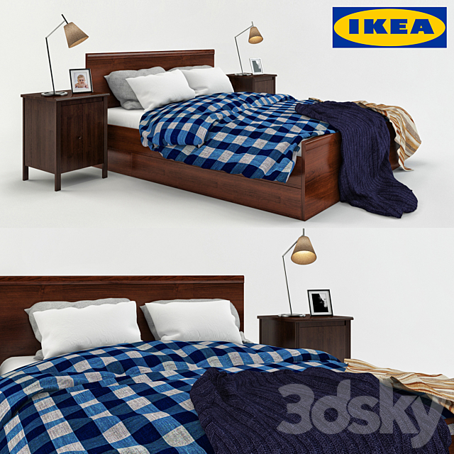 Bed BRUSALI 3DSMax File - thumbnail 1