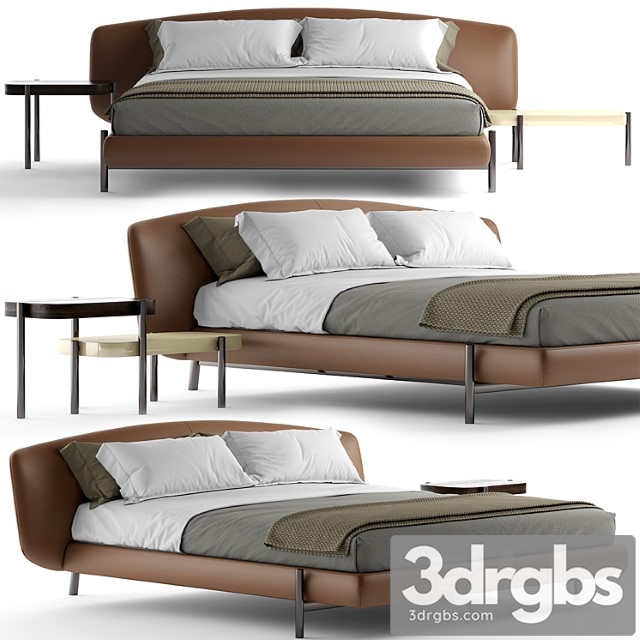 Bed busnelli ermione 2 3dsmax Download - thumbnail 1