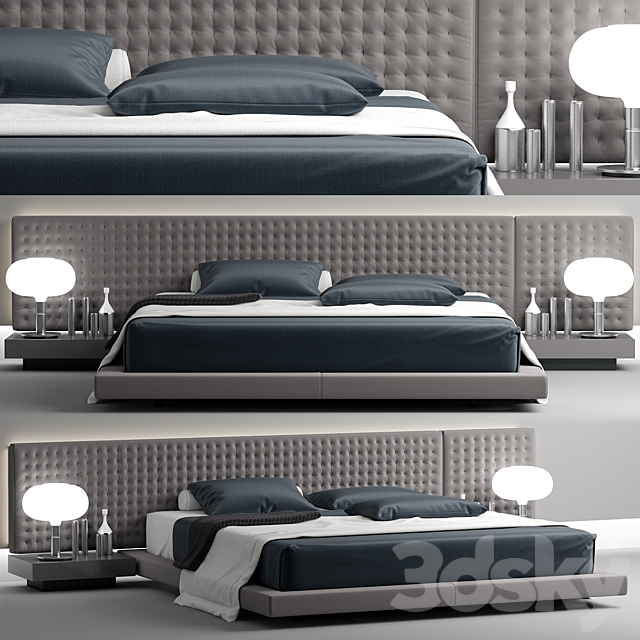 Bed Busnelli VALENCIA 3DSMax File - thumbnail 1