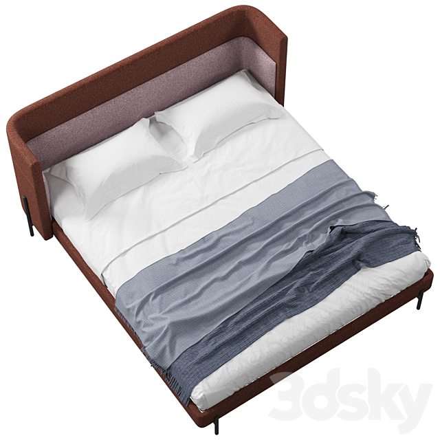 Bed Busnelli Yume 3DSMax File - thumbnail 2