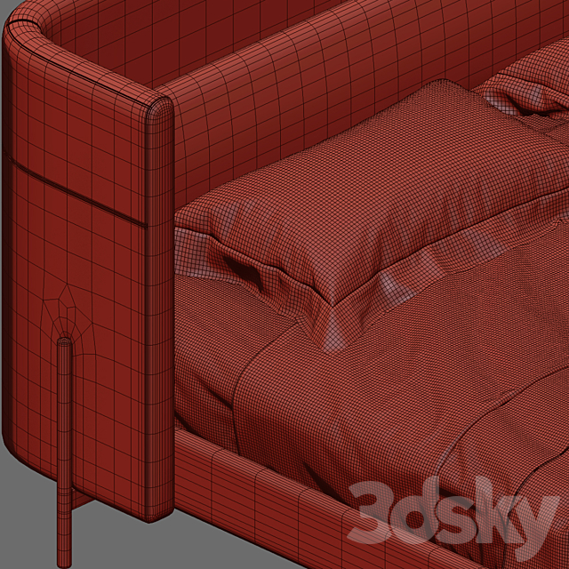 Bed Busnelli Yume 3DSMax File - thumbnail 3