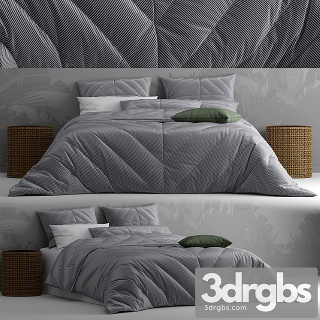 Bed by bedding adairs australia 2 3dsmax Download - thumbnail 1