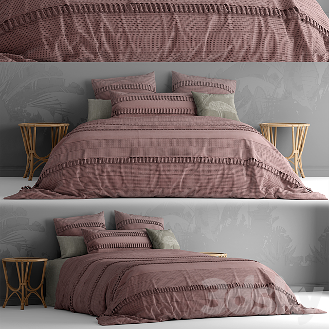 Bed by bedding adairs australia 3DSMax File - thumbnail 1