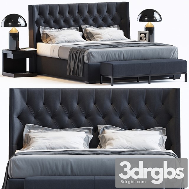 Bed by meridiani 1 2 3dsmax Download - thumbnail 1