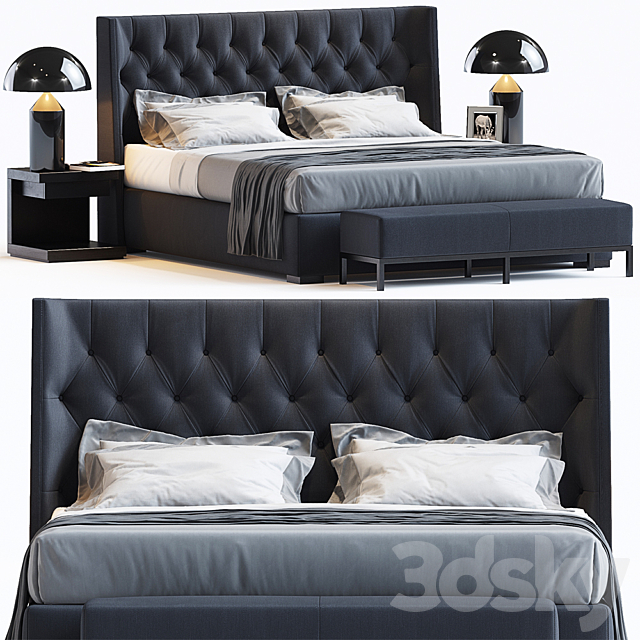 BED BY MERIDIANI 1 3DSMax File - thumbnail 1