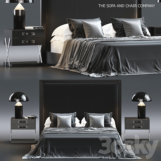 Bed by S & C 2 3DSMax File - thumbnail 1