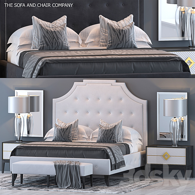 Bed by S & C 8 3DSMax File - thumbnail 1