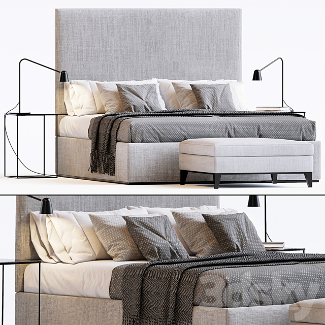 BED BY SOFA AND CHAIR COMPANY 19 3DSMax File - thumbnail 1