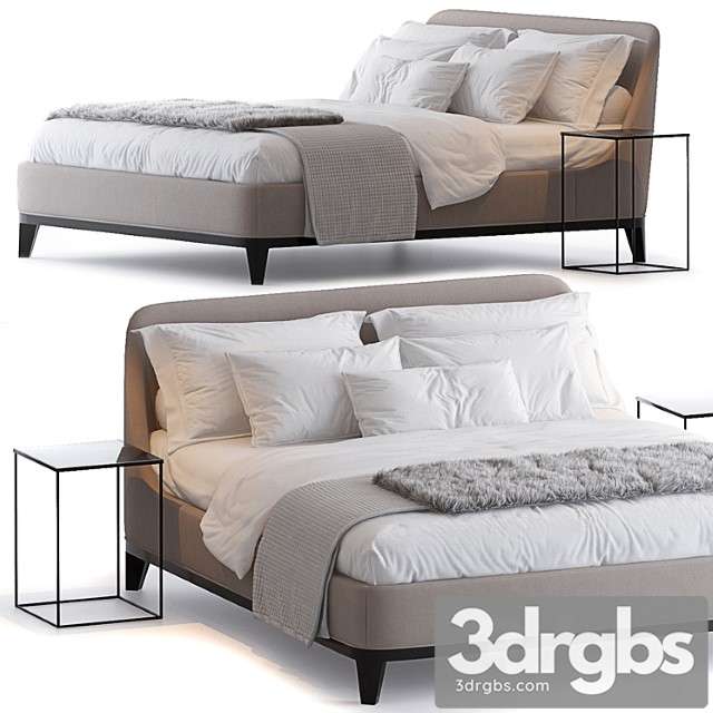 Bed by sofa and chair company 33 2 3dsmax Download - thumbnail 1