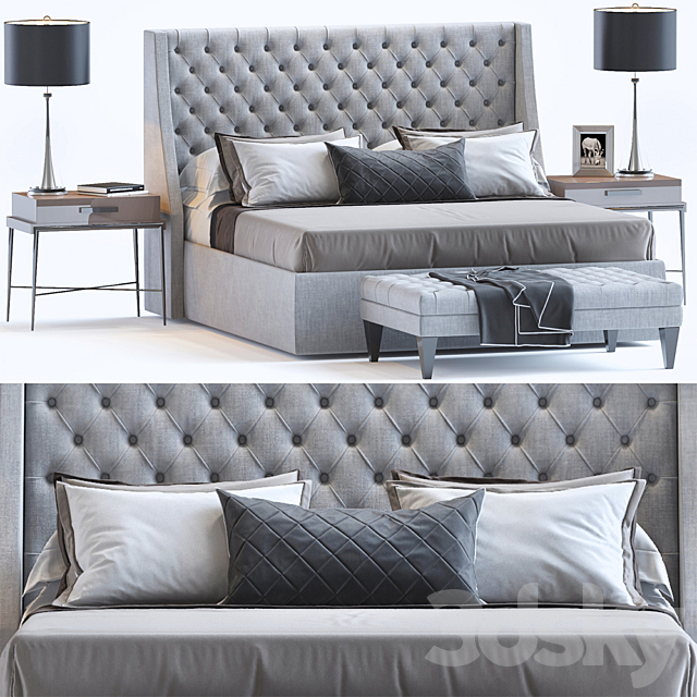 BED BY SOFA AND CHAIR COMPANY 9 3DSMax File - thumbnail 1