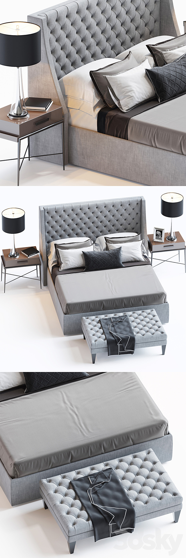 BED BY SOFA AND CHAIR COMPANY 9 3DSMax File - thumbnail 2