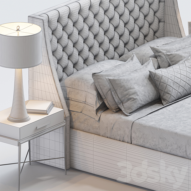 BED BY SOFA AND CHAIR COMPANY 9 3DSMax File - thumbnail 3