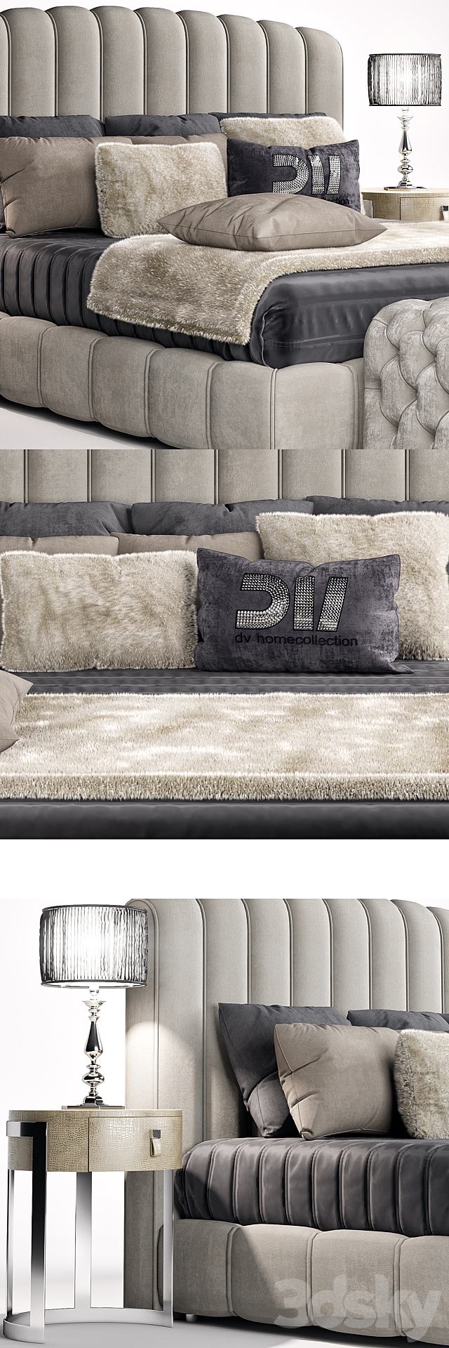 Bed Byron DVhomecollection 3DSMax File - thumbnail 2