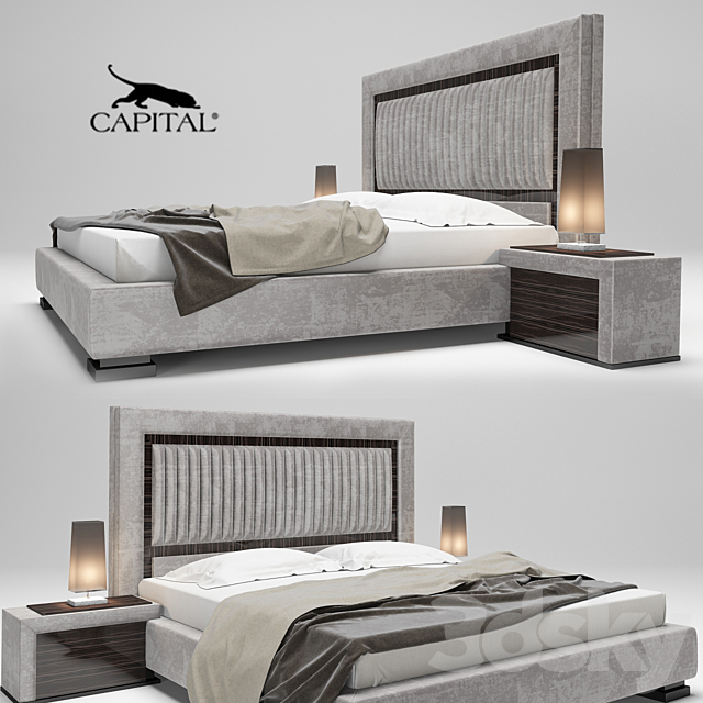 Bed Capital Collection Klass 3DSMax File - thumbnail 1