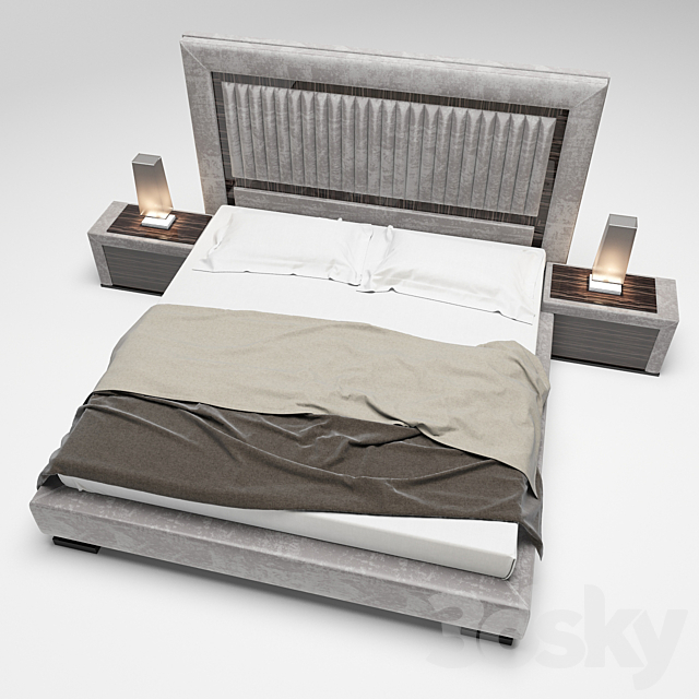 Bed Capital Collection Klass 3DSMax File - thumbnail 2