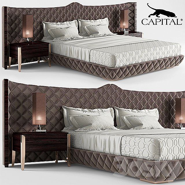 Bed capitalcollection DAYTONA 3DSMax File - thumbnail 1