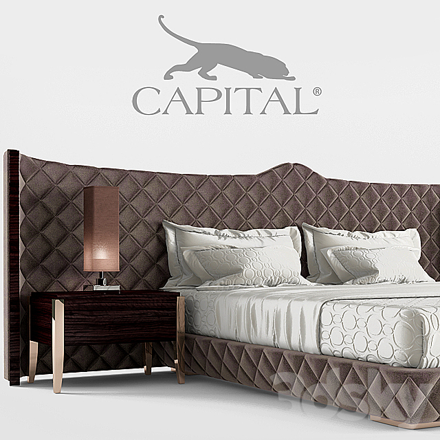 Bed capitalcollection DAYTONA 3DSMax File - thumbnail 2