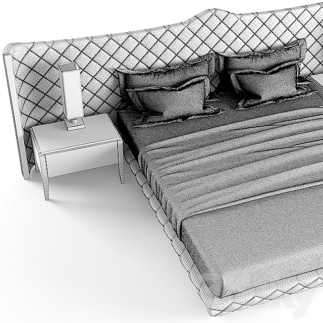 Bed capitalcollection DAYTONA 3DSMax File - thumbnail 3