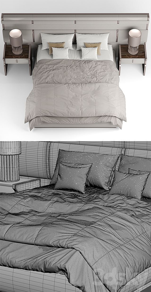 Bed capitalcollection trilogy 3DSMax File - thumbnail 3