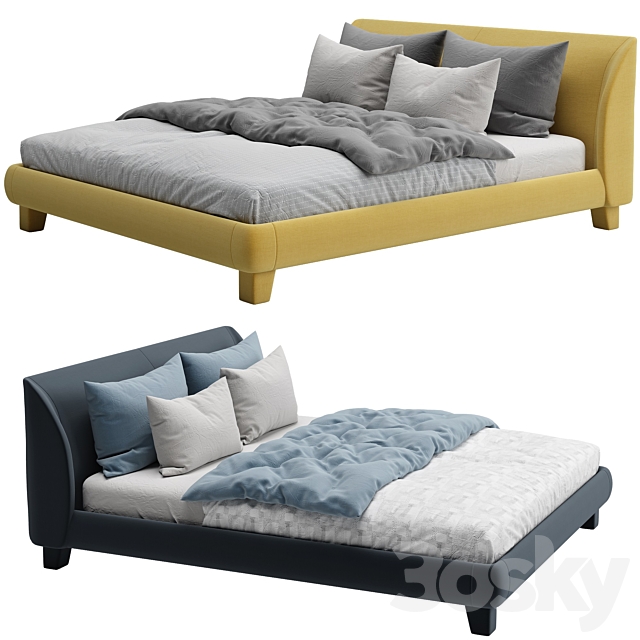 Bed CARNABY _ Twils 3DSMax File - thumbnail 1