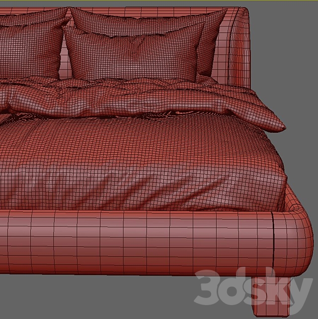 Bed CARNABY _ Twils 3DSMax File - thumbnail 3