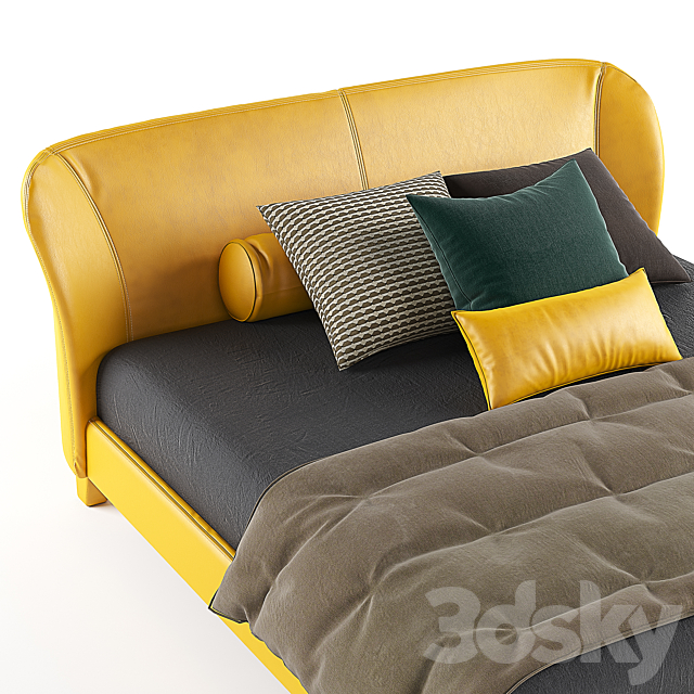 Bed CARNABY Twils 3DSMax File - thumbnail 2